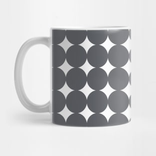 Retro Circles and Diamonds Mug